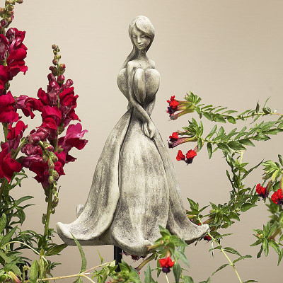 Blütentänzerin Abutilon mit/ohne Stab Gartenstecker Zauberblume 27 cm