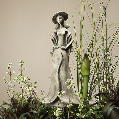 Blütentänzerin Calla mit/ohne Stab Gartenstecker Zauberblume 31 cm