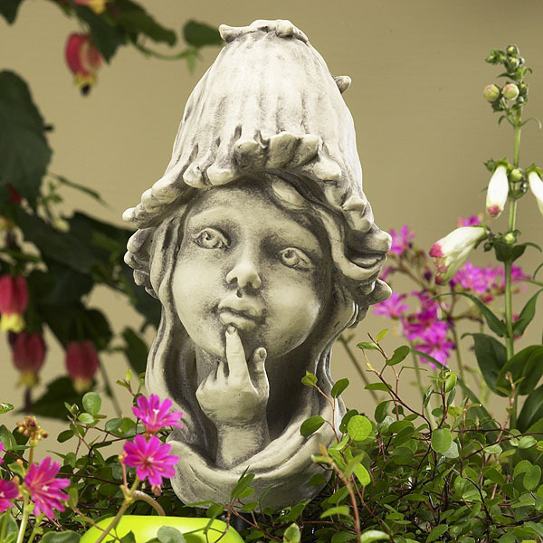 Blumenkind Troddelblume mit/ohne Stab Gartenstecker Zauberblume 21 cm
