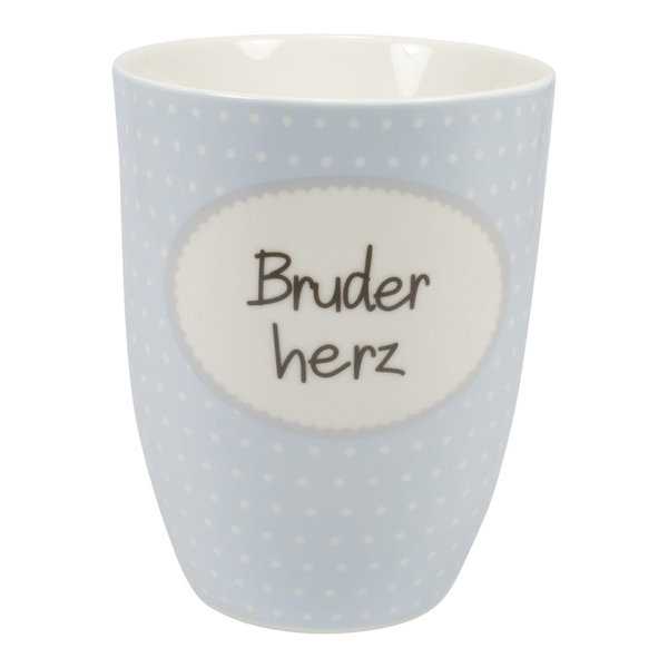 MEA LIVING Tasse "Bruderherz" Henkelbecher 500ml