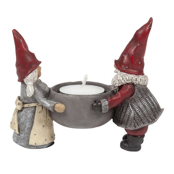 Tomte - Hakan und Stina Teelicht Kerzenhalter Wichtel von Nääsgränsgarden