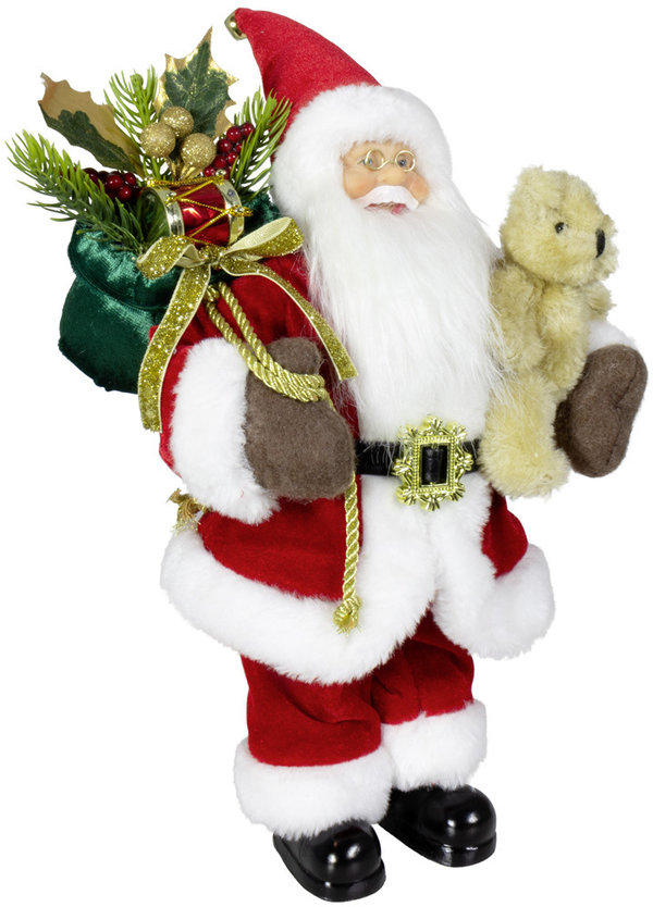 Weihnachtsmann Hubert 30cm Nikolaus Santa